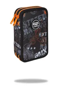 Forminis dviejų skyrių penalas su priedais CoolPack BMX