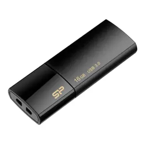 "Silicon Power Blaze B05", 16 GB, A tipo USB, 3.2 Gen 1 (3.1 Gen 1), skaidrių, 9,2 g, juoda