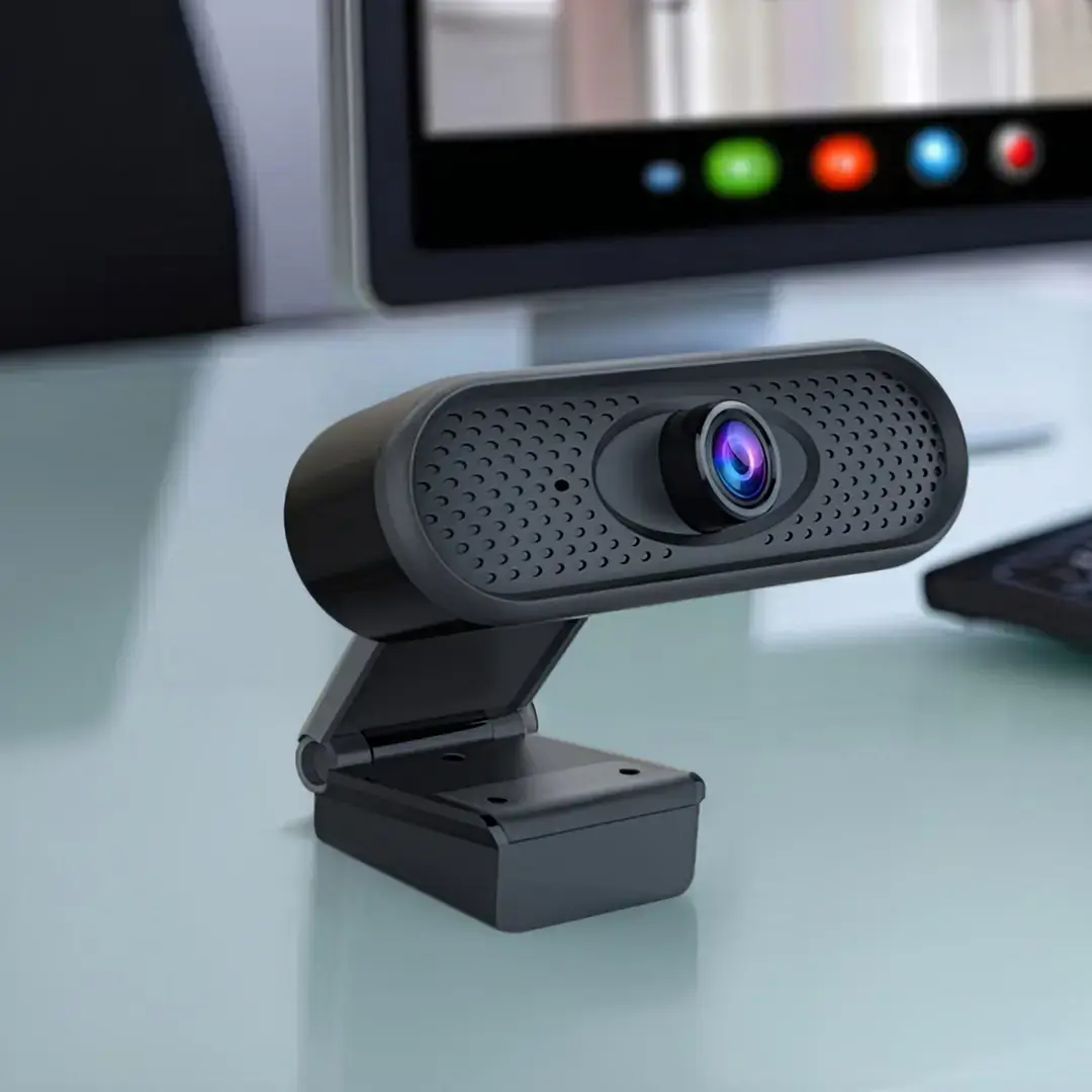 NANORS USB INTERNETINĖ KAMERA HD 1080P (1920X1080) SU ĮMONTUOTU MIKROFONU, LAIDO ILGIS 1,7 M 25 KADRŲ PER SEKUNDĘ RS680