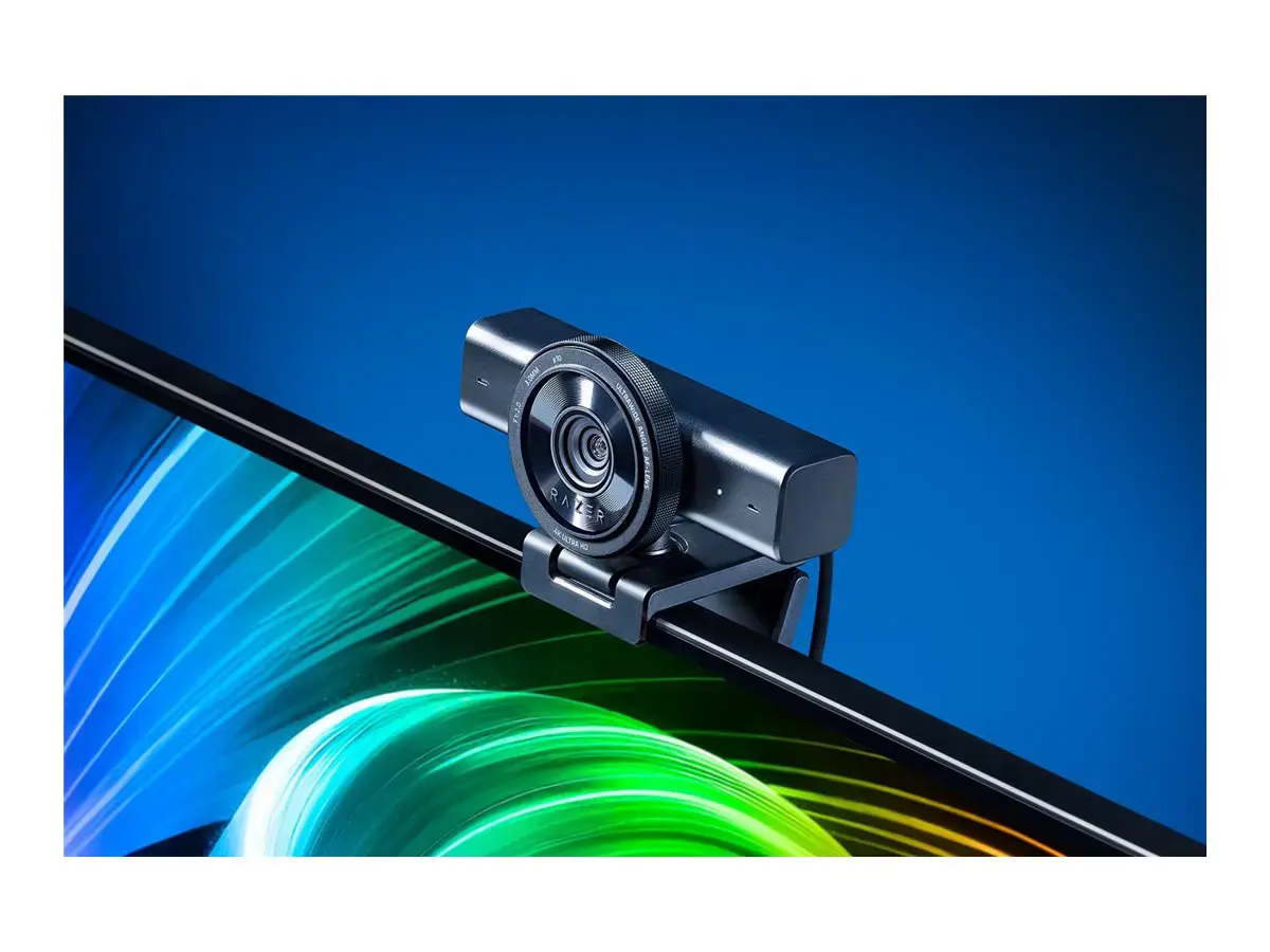 Razer | Webcam | Kiyo V2 | MJPEG up to 4K 30 FPS, 1080p 60 FPS, YUY2 up to 4K 15 FPS, 1080p 60 FPS, NV12 up to 4K 20 FPS, 1080p 60 FPS