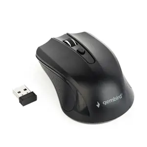 GEMBIRD MUSW-4B-04 Gembird Belaidė optinė pelė MUSW-4B-04, 1600 DPI, nano USB, juoda