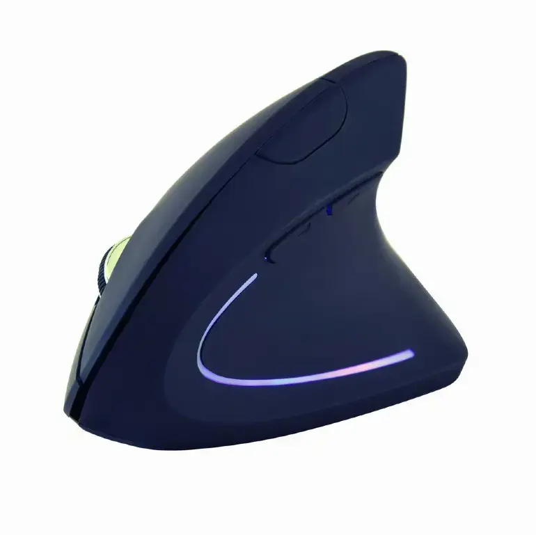 GEMBIRD MUS-ERGO-01 Gembird Ergonomiška 6 mygtukų optinė pelė MUS-ERGO-01, 3200 DPI, USB, juoda