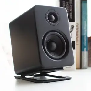 KANTO AUDIO 3" DRIVER - POWERED SPEAKERS WITH USB DAC AND 3.5MM AUX - MATTE BLACK (INCL. TYPE C & G POWER CORDS)