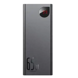 "Baseus Adaman Metal Powerbank" 20000mAh PD QC 3.0 65W 2xUSB + USB-C + micro USB (juodas)