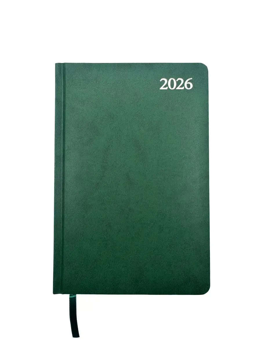 Kalendorius New STANDARD 2026, A5, tamsiai žalia LT