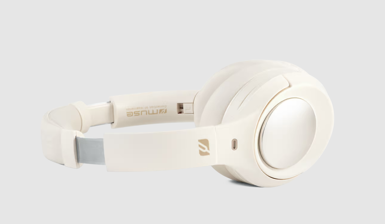 Muse Headphones | M-295 ANCW | Bluetooth | Over-Ear | Microphone | White | Noise canceling | Wireless