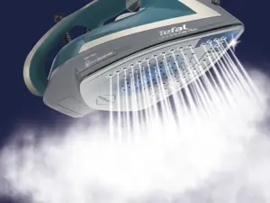"Tefal Ultragliss Anti-Calc Plus" FV6842E0, garų lygintuvas, 2 m, 260 g/min, mėlynas, sidabrinis, 50 g/min, 0,27 l