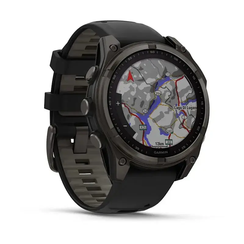 SMARTWATCH FENIX 8 SAPP. SOLAR/BLACK/GRAY 010-02906-11 GARMIN
