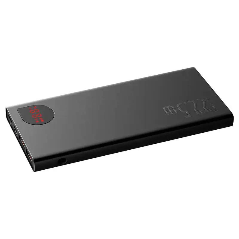 Baseus Adaman Metal power bank with fast charging 10000mAh 22.5W (Overseas Edition 2021) Black (Black)