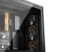 be quiet! Shadow Base 800 FX Black, Midi Tower, PC, Black, ATX, EATX, micro ATX, Mini-ITX, Acrylonitrile butadiene styrene (ABS), Steel, Tempered glass, Multi