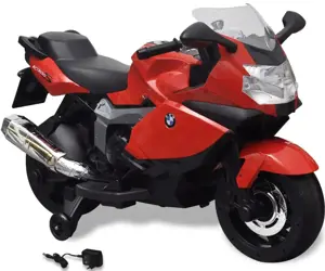 BMW 283 vaikiškas elektrinis motociklas, raudonas, 6 V