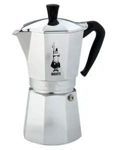 "Bialetti Moka Express" Moka puodas 0,775 l, aliuminis, juodas