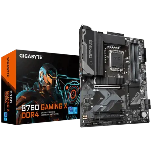 Gigabyte B760 GAMING X DDR4, BGA 1170, "Intel® Celeron®", "Intel® Pentium® Gold", DDR4-SDRAM, 128 GB, DIMM, dviejų kanalų