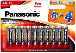 "Panasonic Pro Power" akumuliatorius LR6PPG/10B (6+4vnt.)