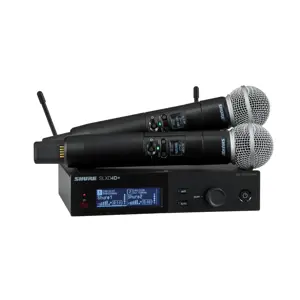 Shure SLXD24D+E/58-G65 - dual digital wireless system with two transmitters/handheld microphones (4…