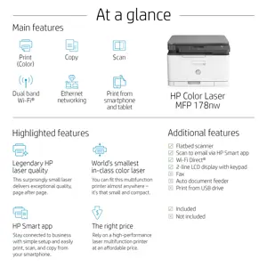 HP Color Laserjet MFP 178nw