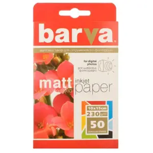Matinis Fotopopierius Barva, A6, 230 g/m², 50 psl.