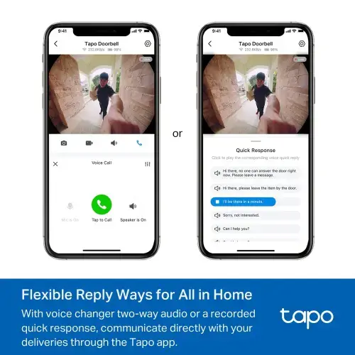 TP-Link TAPO D235 Durų skambutis su vaizdo kamera 2K 5MP 180°