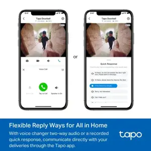 TP-Link TAPO D235 Durų skambutis su vaizdo kamera 2K 5MP 180°