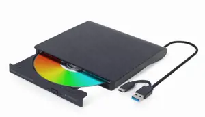GEMBIRD Išorinis USB DVD/CD įrenginys USB 3.1, juodas
