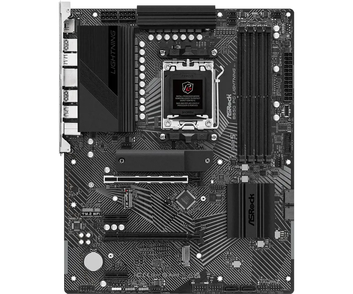 ASROCK B650 PG LIGHTNING ATX MB AM5 4xDIMM DDR5