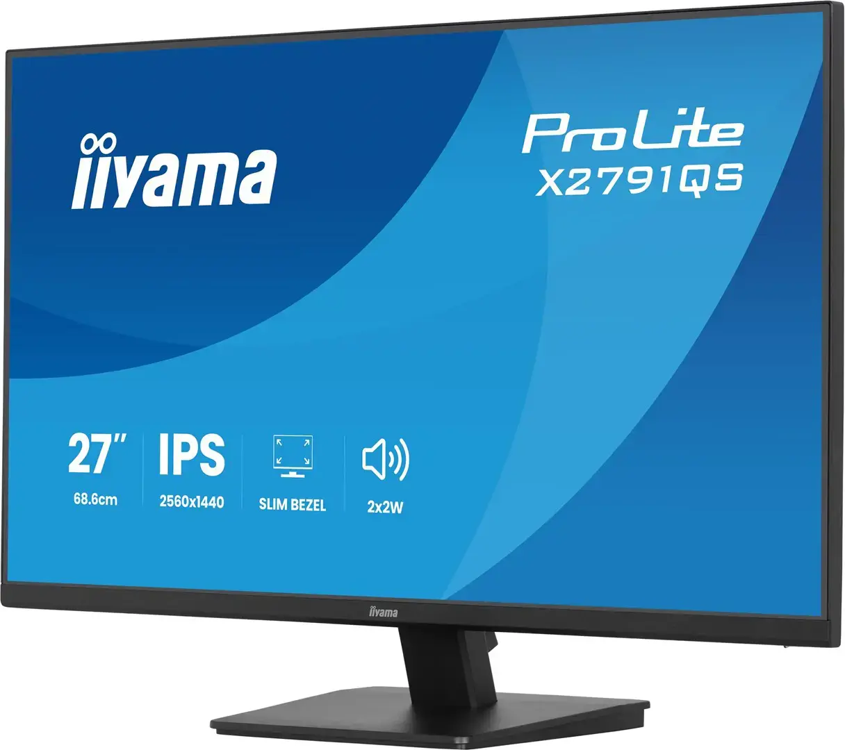 iiyama ProLite X2791QS-B1 computer monitor 68.6 cm (27") 2560 x 1440 pixels Quad HD LED Black