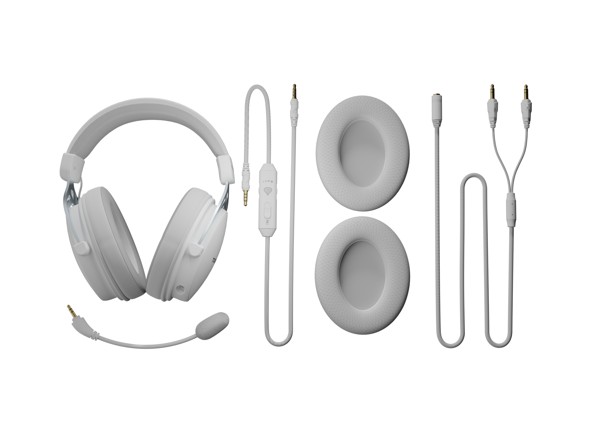 Genesis Gaming Headset | Toron 531 | Wired | Over-Ear | Microphone | White