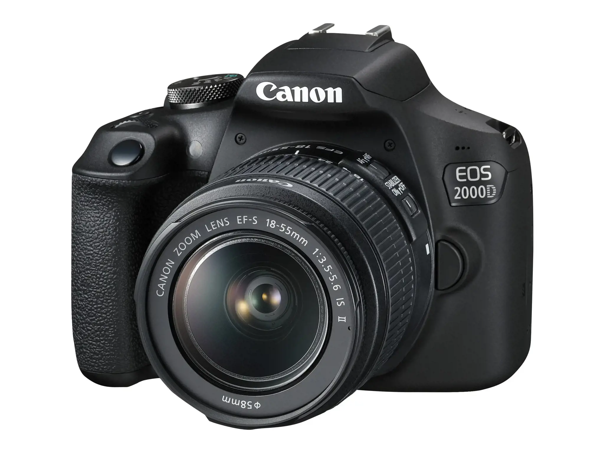 "Canon EOS 2000D BK 18-55 IS II EU26, 24,1 MP, 6000 x 4000 taškų, CMOS, "Full HD", juoda