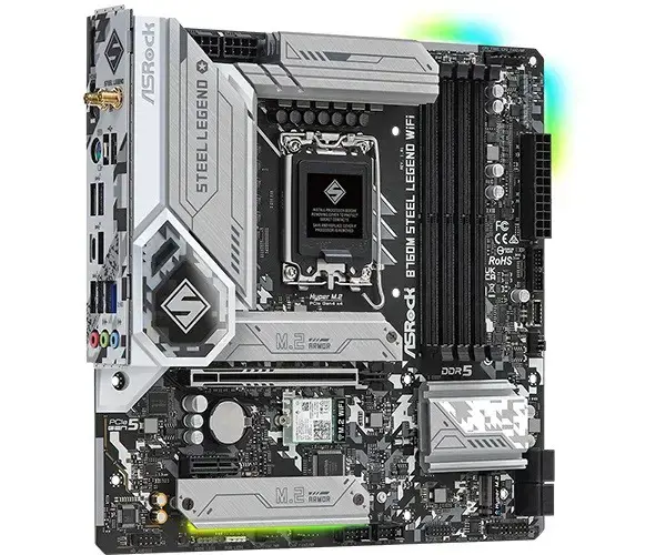 ASROCK B760M STEEL LEGEND WIFI Socket 1700 DDR5 mATX