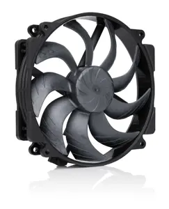 NF-A14x25r G2 PWM chromax.black - Next-gen round 140mm fan (black)