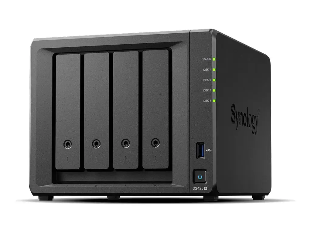 Synology DiskStation | DS425+ | Intel Celeron | J4125 | Processor frequency 2.0 GHz | 2 GB | DDR4 | Black