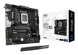 Mainboard ASROCK Intel B860 Express LGA1851 Micro-ATX Memory DDR5 Memory slots 4 B860MPRO-AWIFI