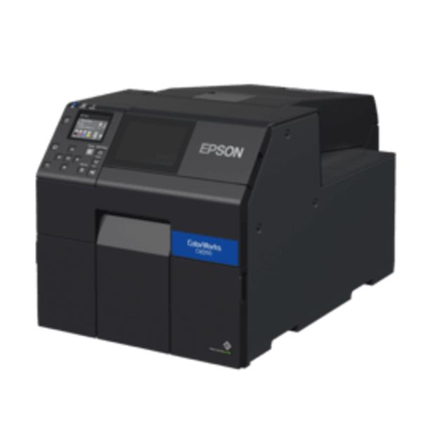 Epson ColorWorks CW-C6500Ae (mk), cutter, disp., USB, Ethernet, black