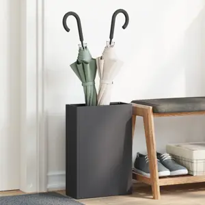 Skėčių stovas Juodas Metalas Standartinis Saugykla