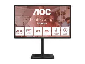 LCD Monitor AOC  60.5 cm (23.8") 1920 x 1080 pixels Full HD Native aspect ratio 16:9 LED Flat 24E4U