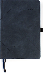 Darbo knyga FASHION SPECIAL EDITION, 2027, PU, A5, tamsiai pilka sp. LT