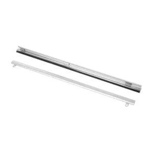 Aliuminio plakatų bėgelis KLIP 2x70cm + siurbtukas 45mm x2vnt. su kabliuku