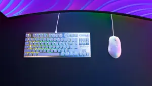 Turtle Beach Pure SEL - Ultra-Light Ergonomic RGB Gaming Mouse, 8K DPI Optical Sensor, Mechanical Switches, Pretension System, Pure PTFE glides, RGB Illumination White, Right-hand, Optical, USB Type-A, 8000 DPI, White