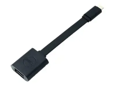DELL USB-C - USB-A 3.0, 0,131 m, USB-C, USB-A 3.0, juoda