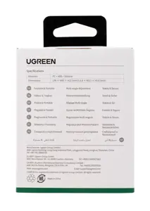 Ugreen 30285, Mobilusis telefonas/išmanusis telefonas, Pasyvus laikiklis, Stalinis, Baltas
