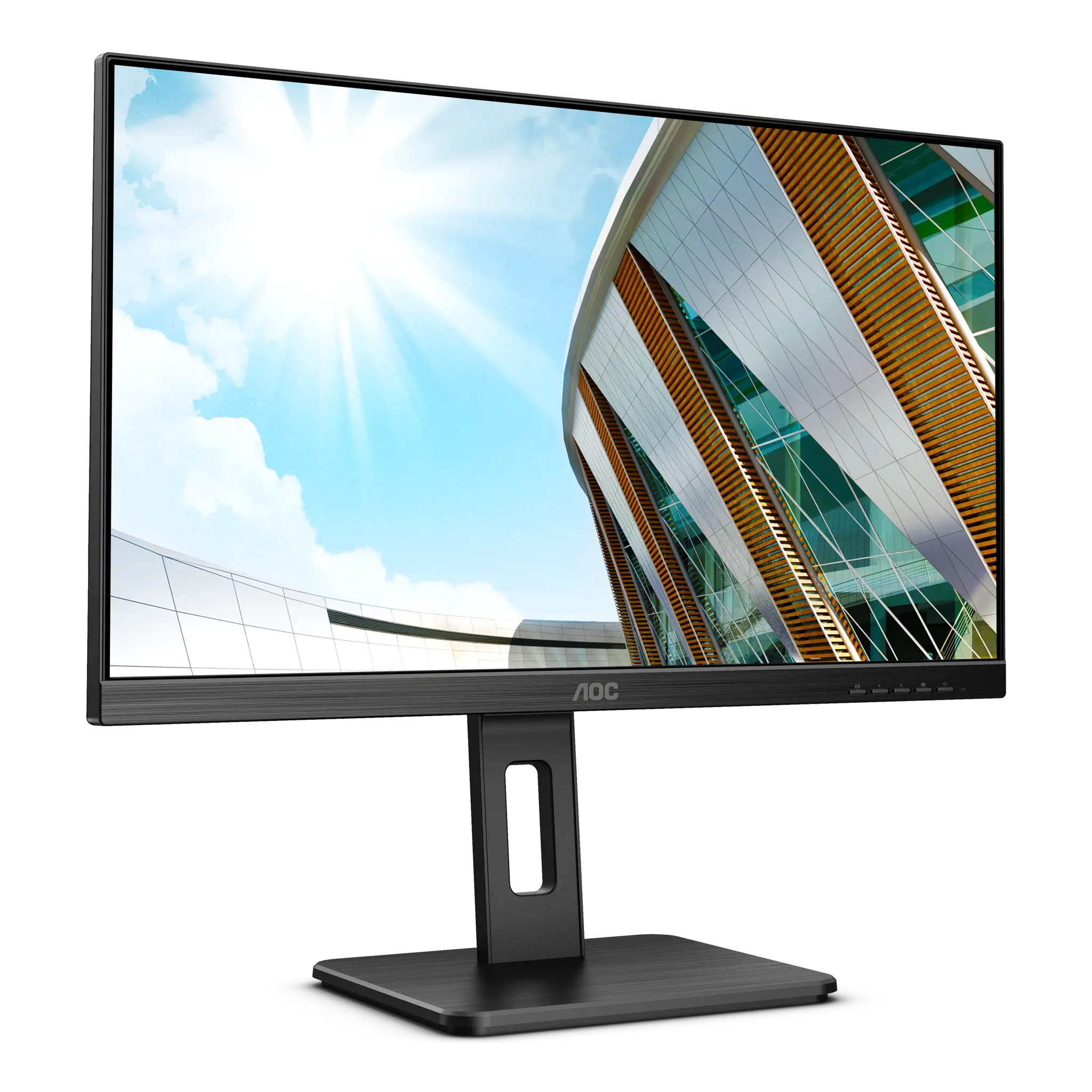 Monitorius AOC P2 Q24P2Q, 60.5 cm (23.8"), 2560 x 1440 pixels, Quad HD, LED, 4 ms, Black