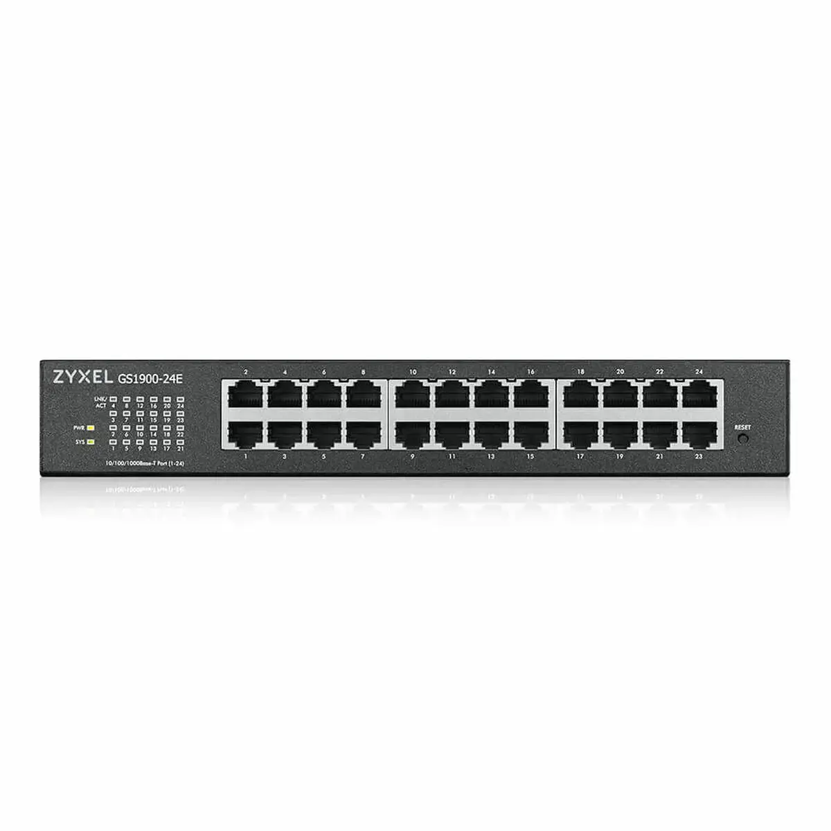 Zyxel GS1900-24E-EU0103F, valdomas, L2, Gigabit Ethernet (10/100/1000), montuojamas į stovą, 1U, montuojamas ant sienos