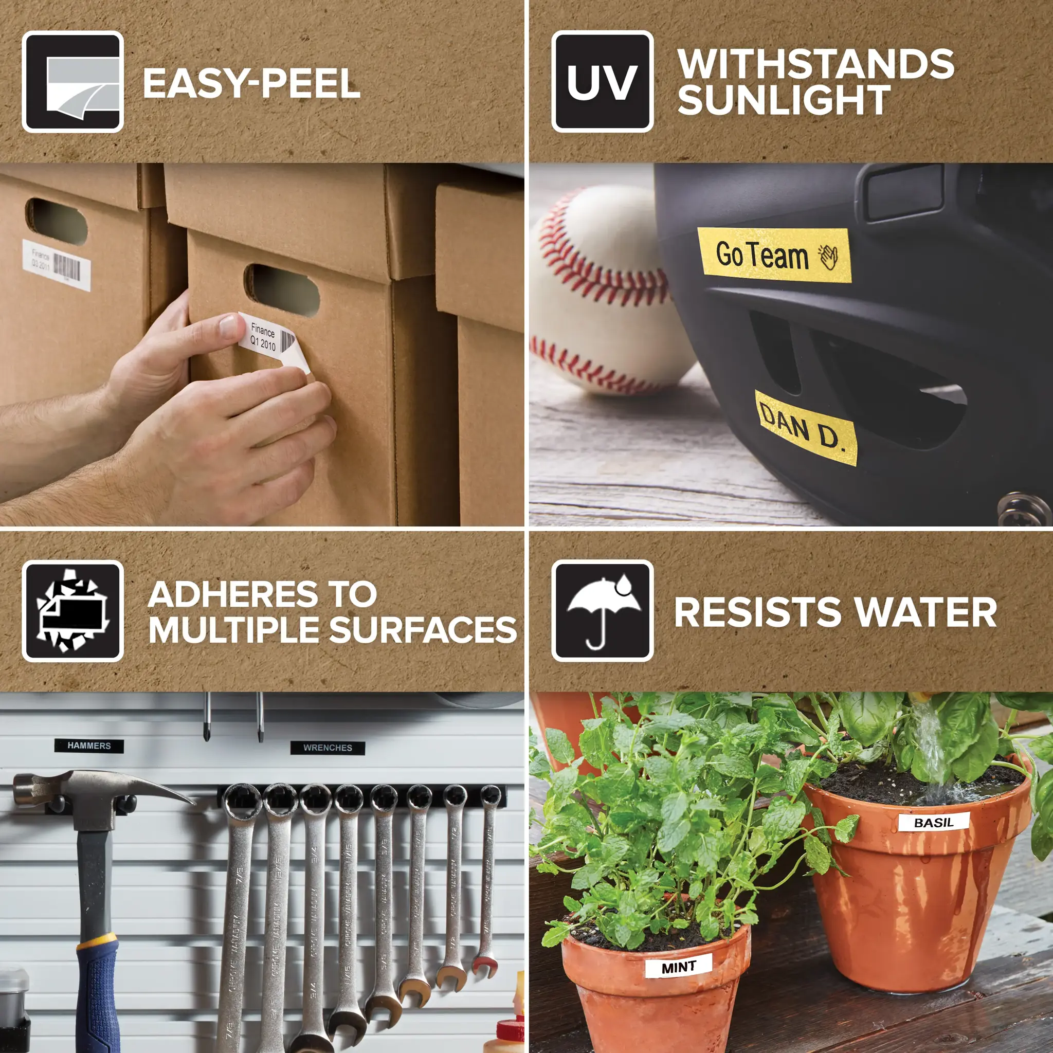 DYMO Authentic D1 Labels | Black Print on Green Tape | 12 mm x 7 m | Self-Adhesive Labels for LabelManager Label Makers | Made in Europe, Black on green, Polyester, Belgium, -18 - 90 °C, DYMO, LabelManager, LabelWriter 450 DUO