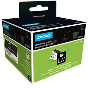 DYMO LabelWriter klijų neturinčios vizitinės kortelės / vardo lentelės, 51x89 mm, 300 vnt., baltos …