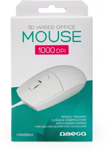 Omega mouse OM-439 Basic, white