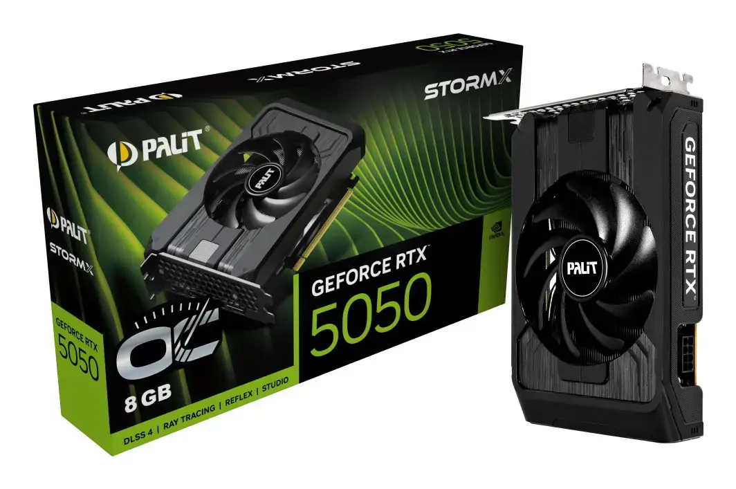 Vaizdo plokštė PALIT GeForce RTX 5050 8 GB, GDDR6, NE65050T19P1-GB2070F