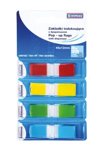 Lip.indeksai 45x12mm 4x35vnt. su dėklu*