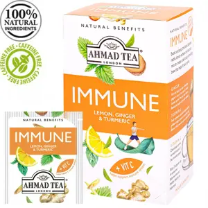 Ahmad Tea Natūrali arbata ''Immune'', vokeliuose su siūlu, 20 vnt.