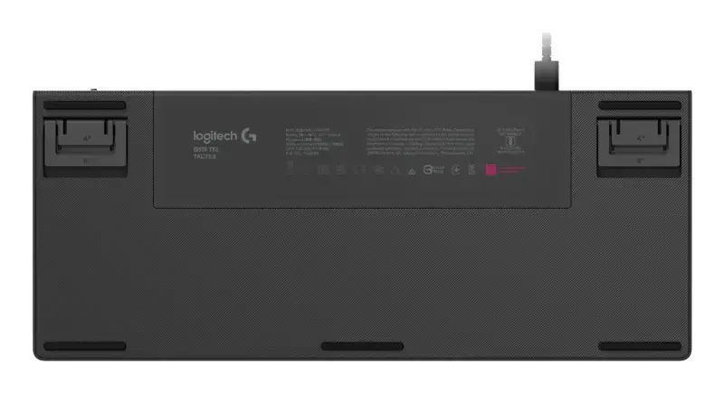Logitech G515 TKL Laidinė žaidimų klaviatūra USB, Low Profile, Tactile Switch, US Int, Juoda