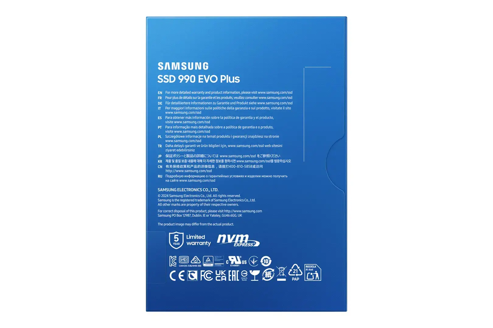 SSD diskas Samsung 990 EVO Plus 4 TB, M.2, PCIe 4.0 x4/5.0 x2 NVMe 2.0